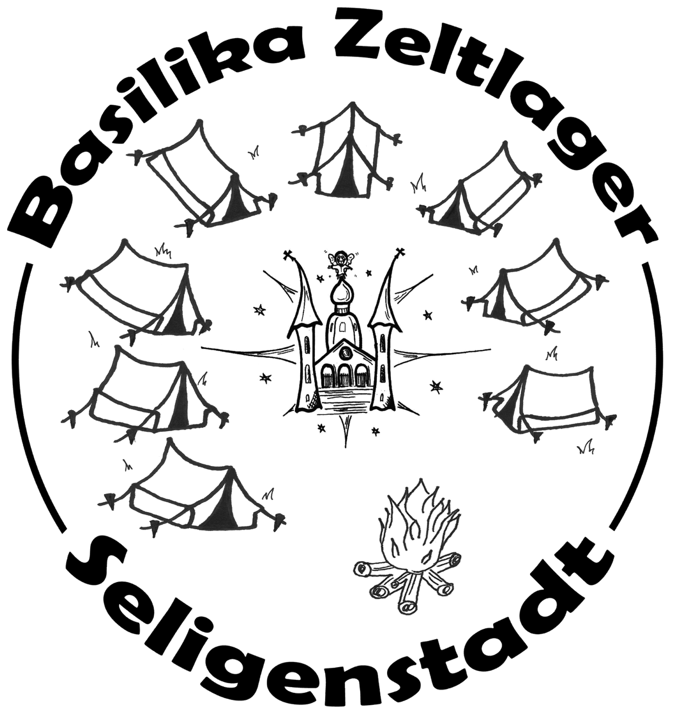 Logo Basilika Zeltlager Seligenstadt